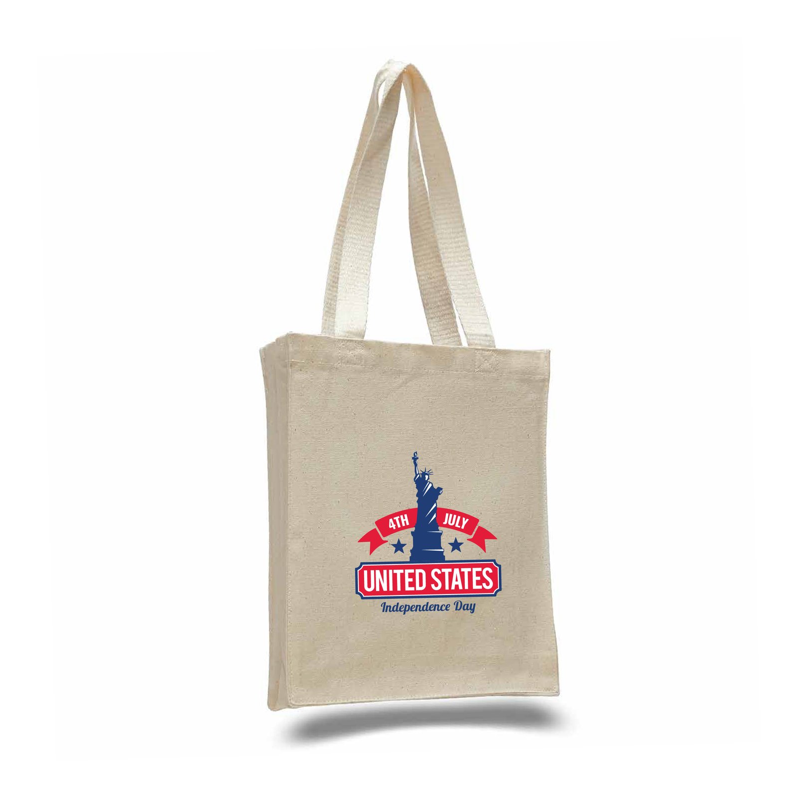 Canvas Book Bag Gusset