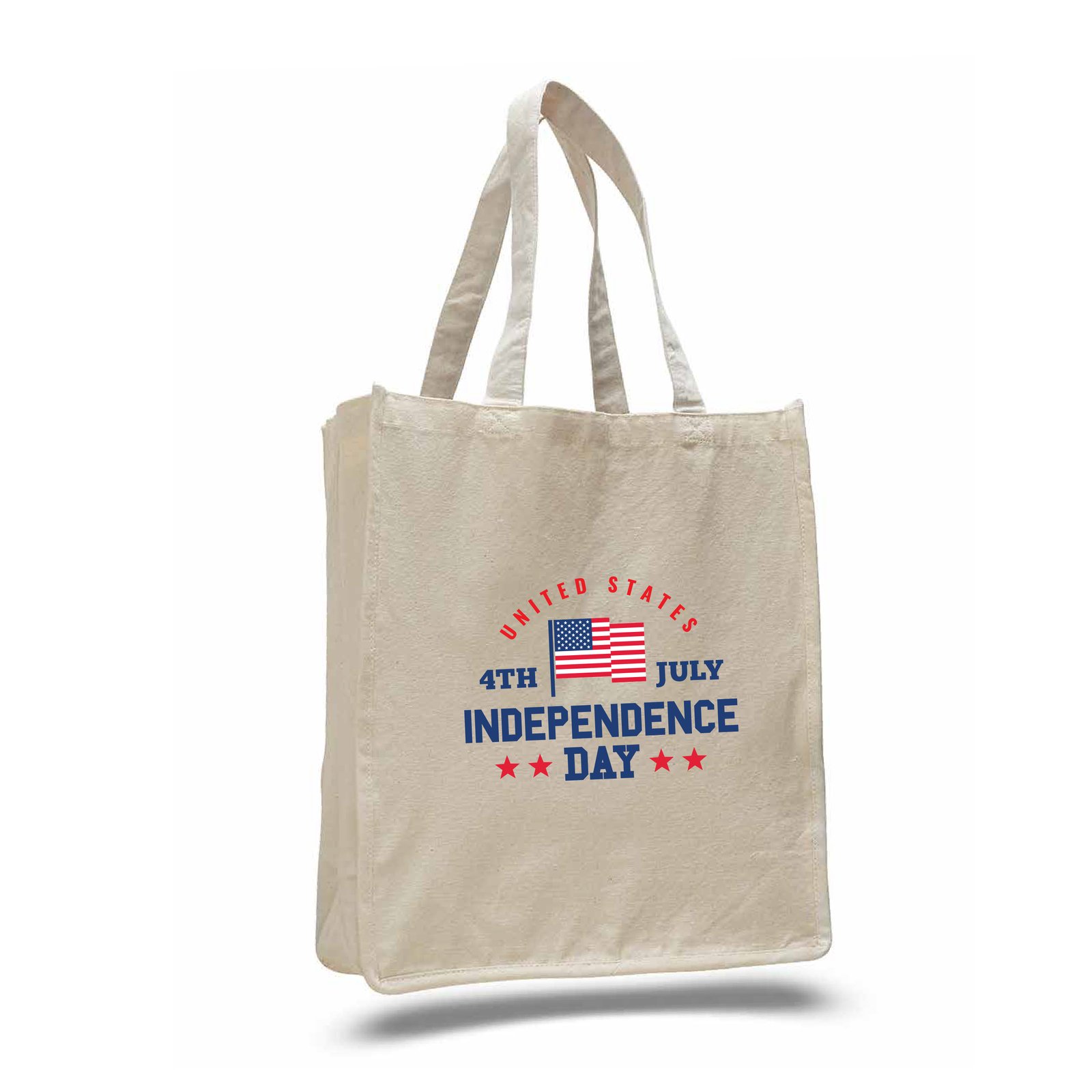 Canvas Jumbo Shopper Gusset Bag