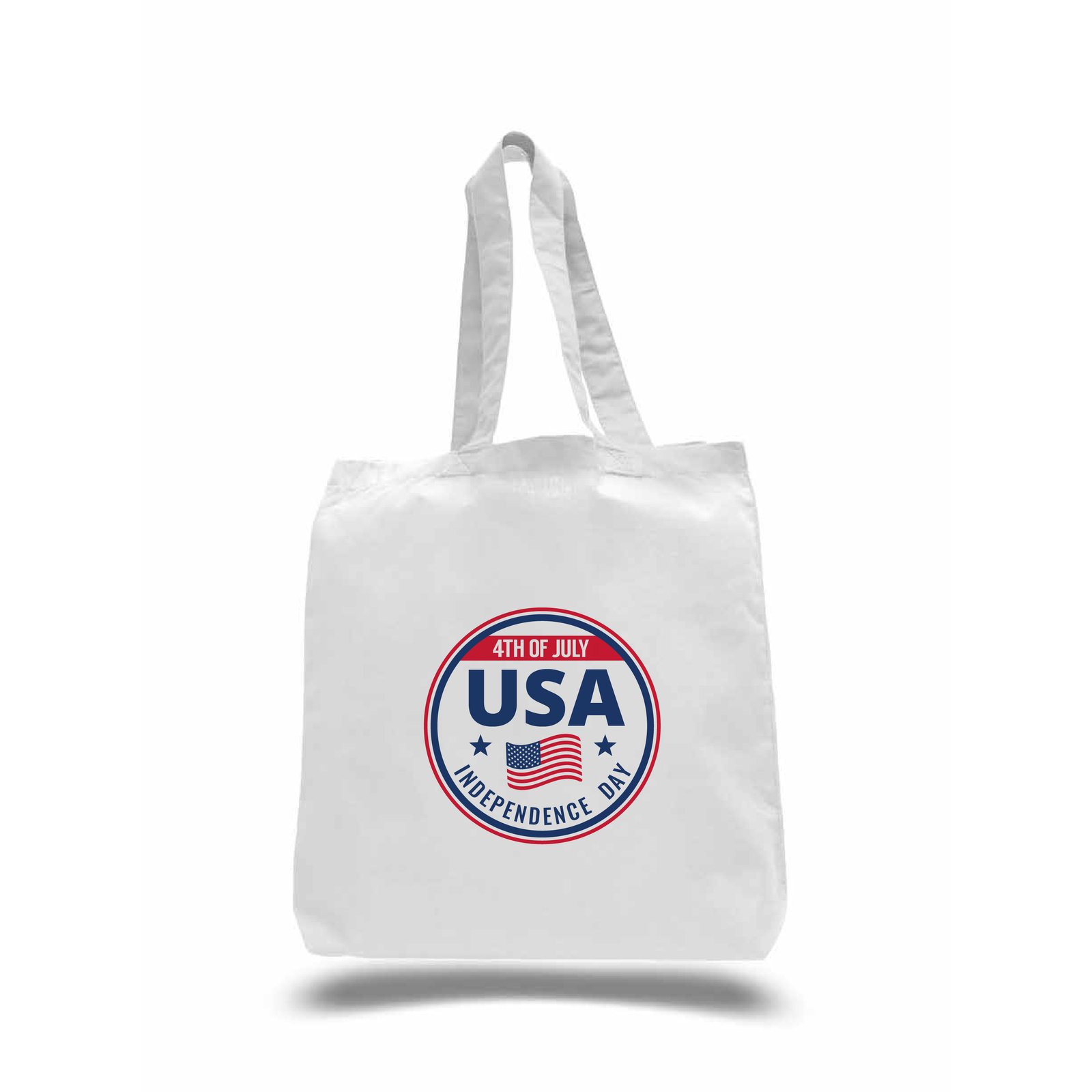 Cotton Tote Bag with Bottom Gusset